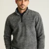 Italian Wool Fleece Quarter Zip