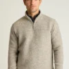 Italian Wool Fleece Quarter Zip