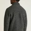 Italian Wool Fleece Quarter Zip