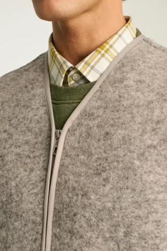 Italian Wool Fleece Vest