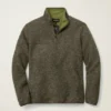 Italian Wool Half Zip Pullover Sweater
