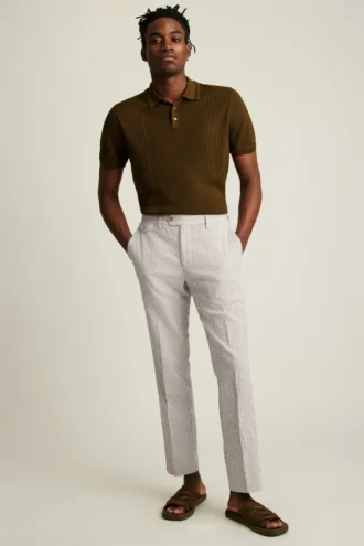 Jetsetter Italian Seersucker Dress Pant