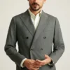 Jetsetter Italian Wool Double-Breasted Blazer
