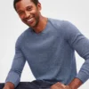 Lightweight Cotton Crew Neck Sweater