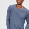 Lightweight Cotton Crew Neck Sweater
