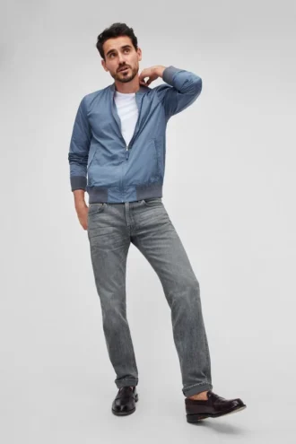 Lightweight Nylon Bomber Jacket