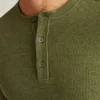 Lightweight Waffle Henley