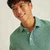 Lightweight Waffle Polo