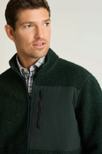 Men’s Fleece Jacket by Bonobos | Retro Warmth Meets Throwback Style