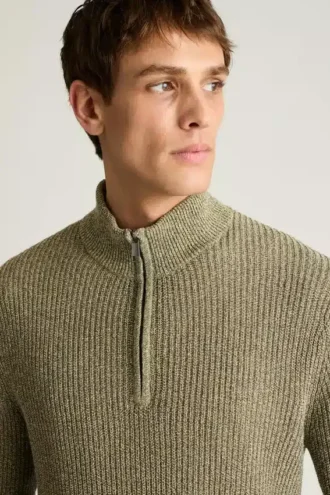 Men’s Quarter Zip Sweater by Bonobos | Italian Linen Cotton Luxury