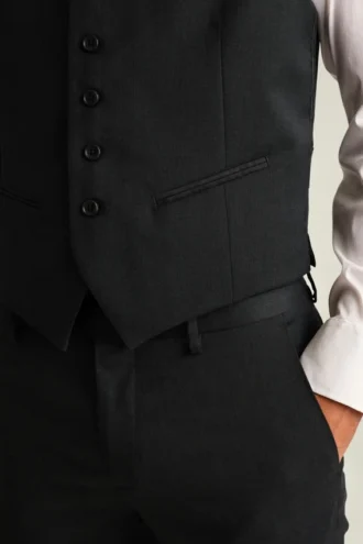 Men’s Wool Suit Vest – Versatile Formalwear Layer