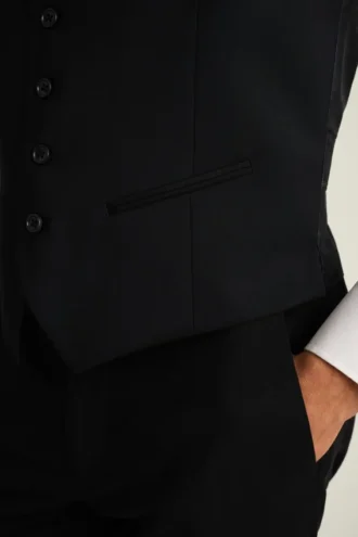 Men’s Wool Suit Vest – Versatile Formalwear Layer