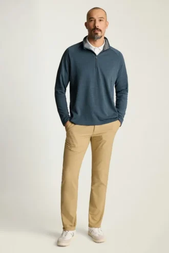 Mens Fairgame Lightweight Performance Quarter-Zips