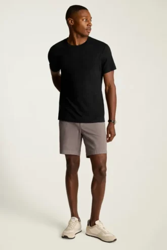 Mens Linen Crew Neck T Shirt