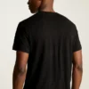 Mens Linen Crew Neck T Shirt