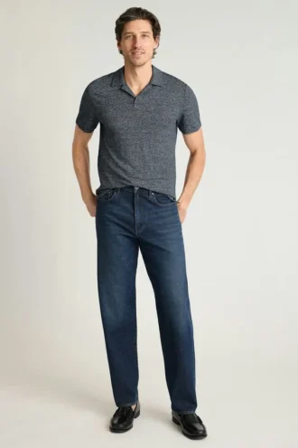 Mens Linen Polo Shirt