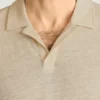 Mens Linen Polo Shirt