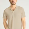 Mens Linen Polo Shirt