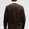 Mens Shearling Cord Jacket