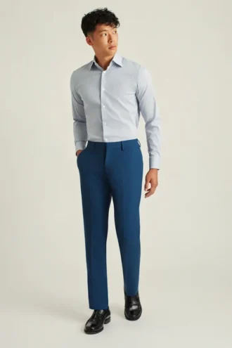 Mens Stretch Wool Dress Pants