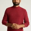 Merino Blend Mock Neck Sweater