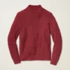 Merino Blend Mock Neck Sweater