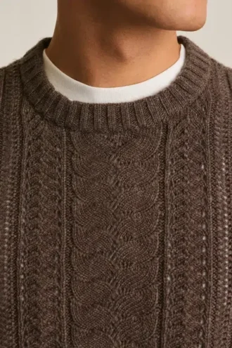 Merino Cable Sweater