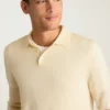 Merino Long Sleeve Sweater Polo