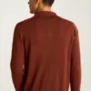Merino Long Sleeve Sweater Polo