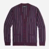 Merino Striped Cardigan