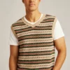 Merino Wool Fair Isle Sweater Vest