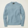 Midweight Texture Stitch Crew Neck Sweater