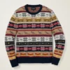 Nyc Fair Isle Sweater | Mens Fair Isle Sweater with Nyc Icons