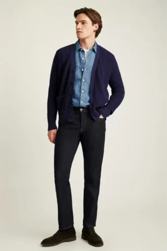 Open Knit Cotton Cardigan