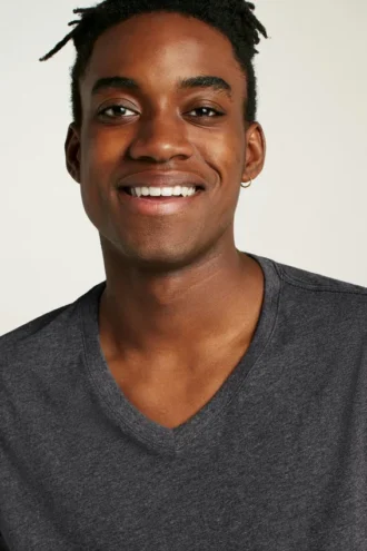 Organic Cotton V-Neck Tee