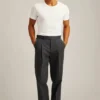 Pleated Stretch Chinos