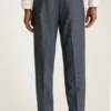 Pleated Wool Trousers | Elegant Wool Trousers with Vintage Appeal