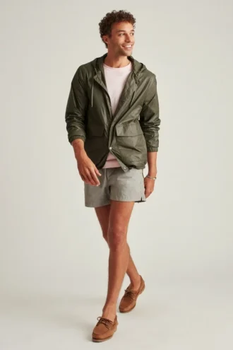 Recycled Nylon Rain Jacket