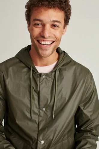 Recycled Nylon Rain Jacket