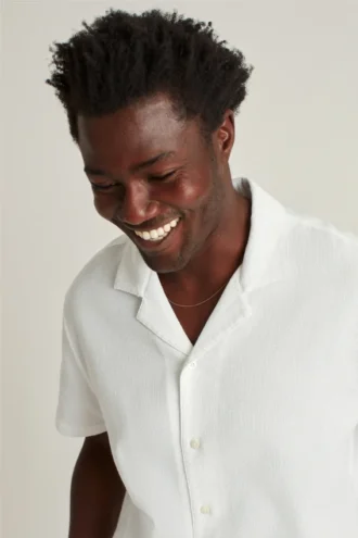 Relaxed Fit Camp Collar Shirt