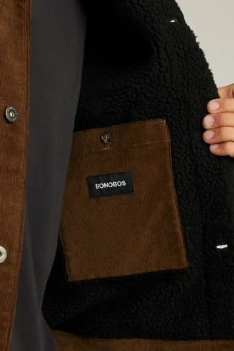 Sherpa Lined Cord Jacket