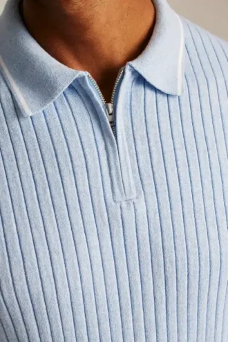 Soft Air Zip Sweater Polo