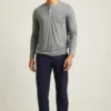 Soft & Breathable Merino Wool Henley Shirt