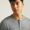 Soft & Breathable Merino Wool Henley Shirt