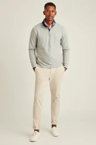 Stretch French Terry Half-Zip