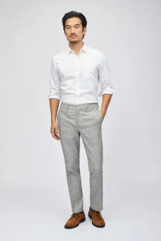 Stretch Italian Yarn Dye Trouser