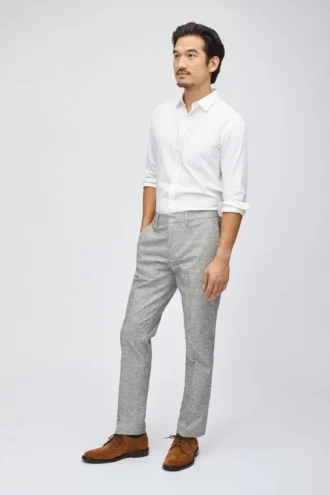 Stretch Italian Yarn Dye Trouser