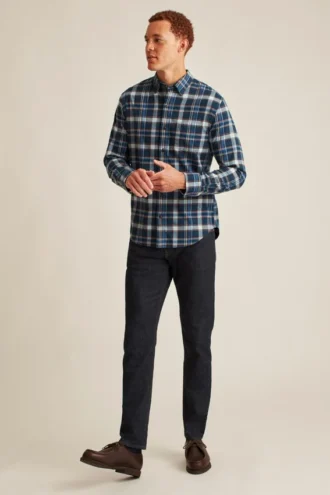Stretch Lightweight Flannel Shirt