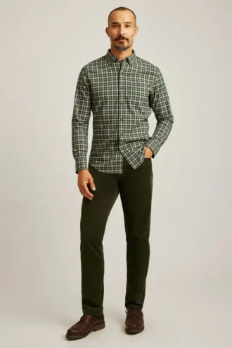 Stretch Lightweight Flannel Shirt