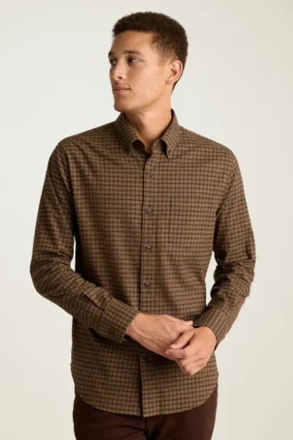 Stretch Lightweight Flannel Shirt